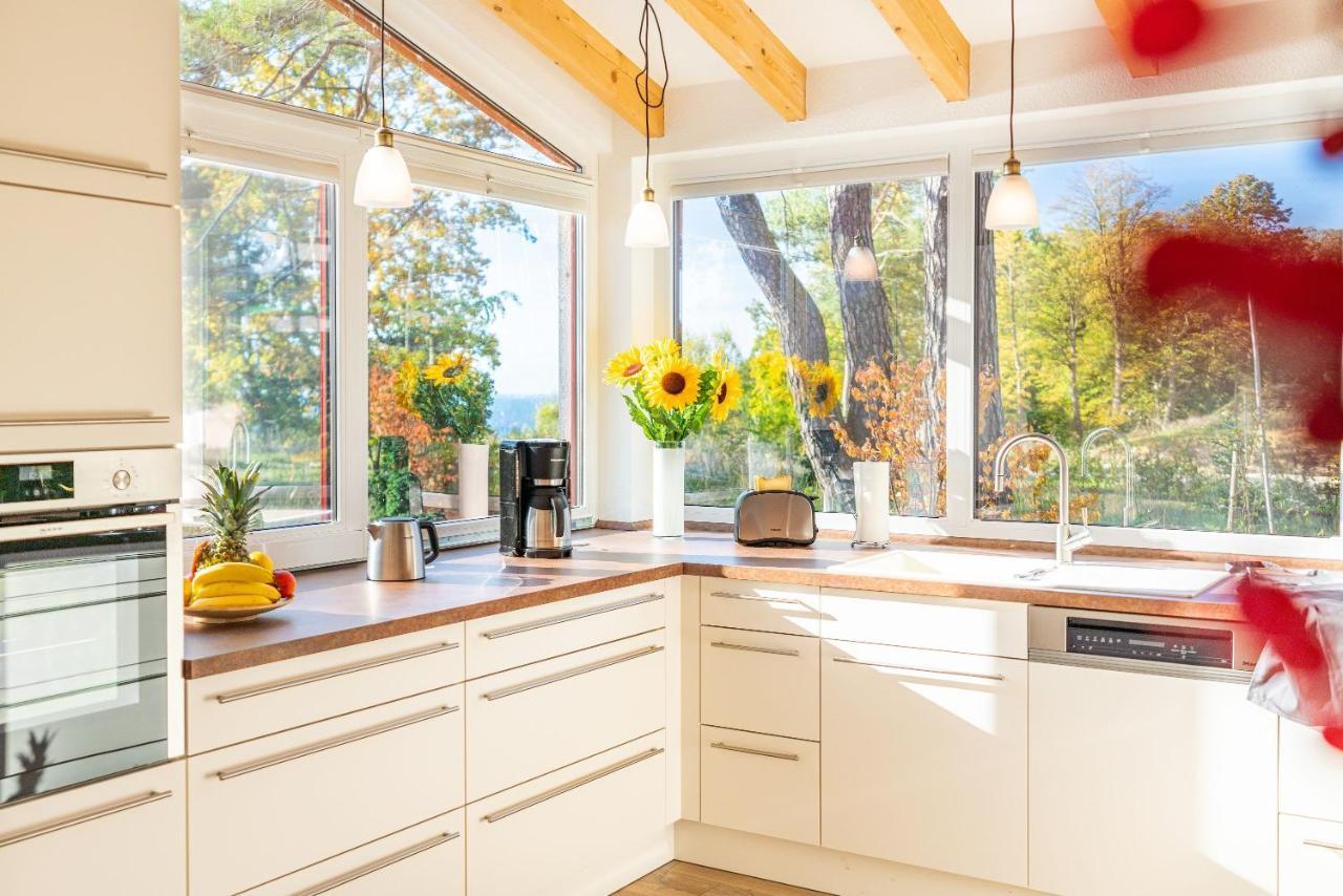 Ferienhaus "Biberburg Am Haff" Garz  エクステリア 写真