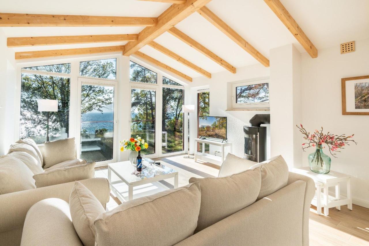 Ferienhaus "Biberburg Am Haff" Garz  エクステリア 写真